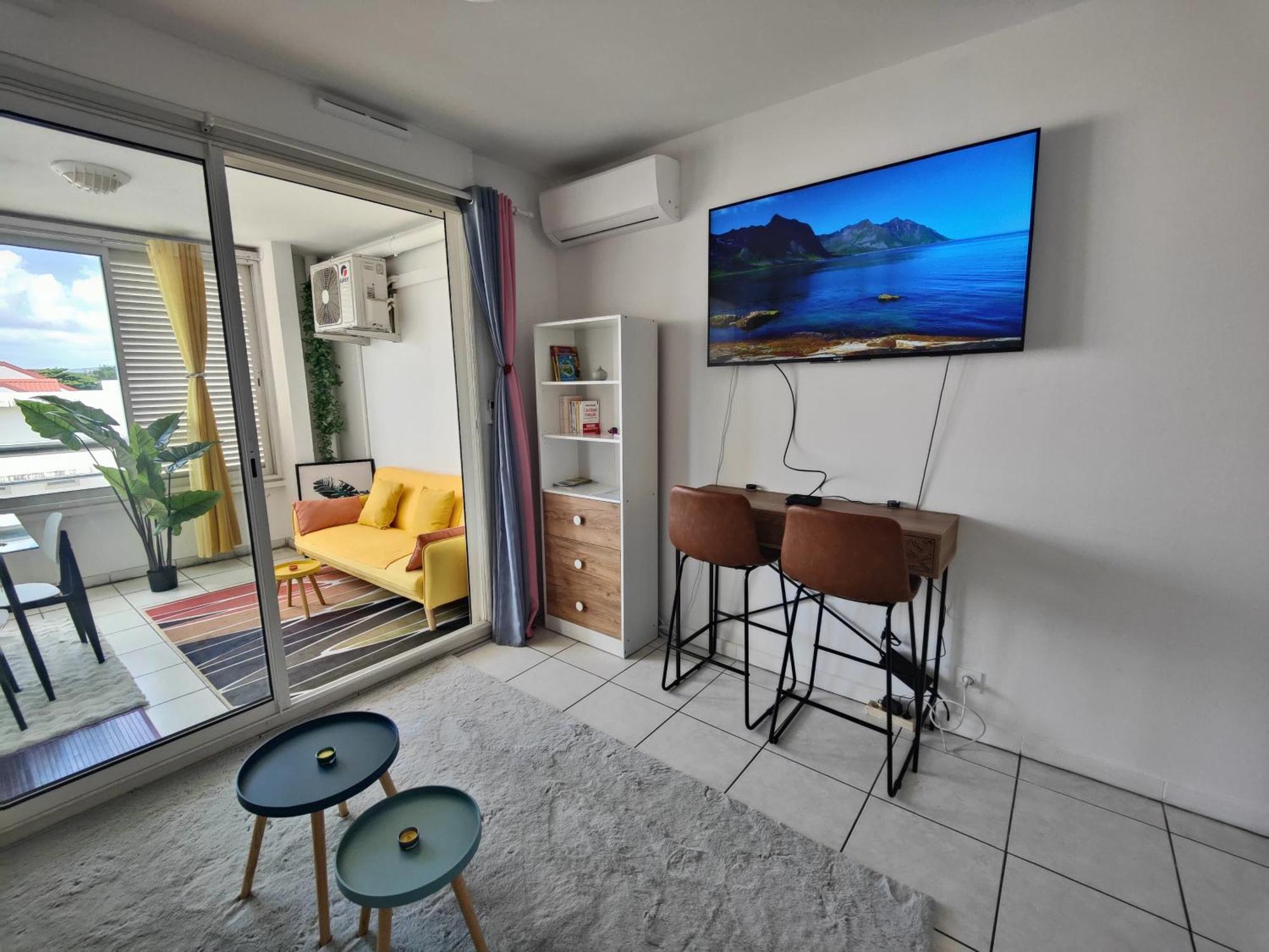 Studio Vanille - Vue Mer Saint-Denis Exteriör bild